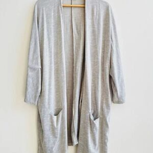 Anthropologie x Donni Slouchy Ribbed Striped Open Cardigan